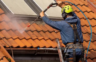 Démoussage et hydrofuge de toiture à Anzex